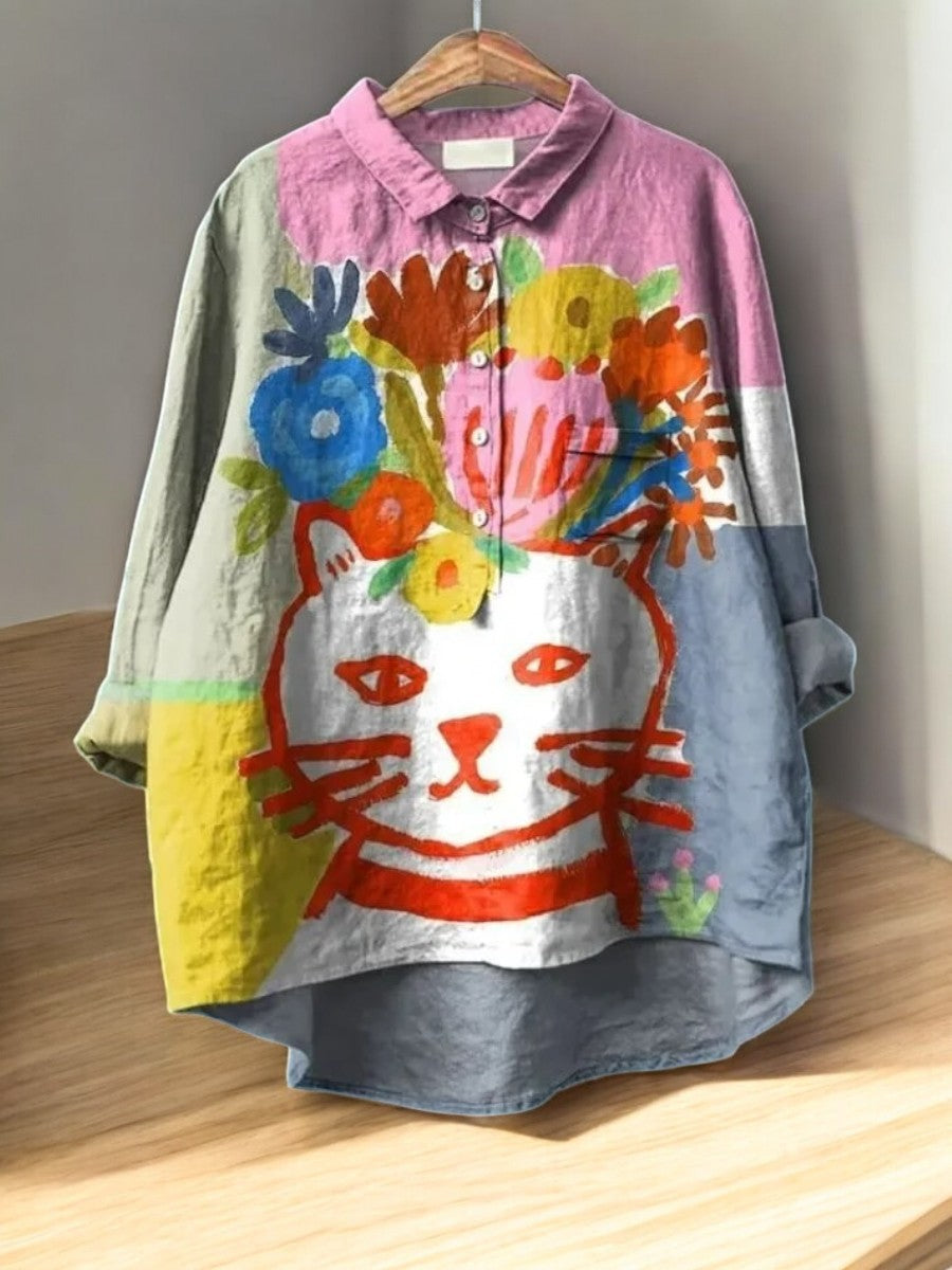 Lavrora™ | 2025 - Modische Vintage-Bluse