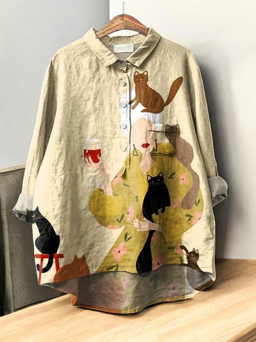 Lavrora™ | 2025 - Modische Vintage-Bluse