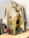 Lavrora™ | 2025 -  Modische Vintage-Bluse