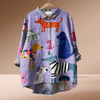 Lavrora™ | 2025 - Exklusive Damenbluse mit Hundedruck