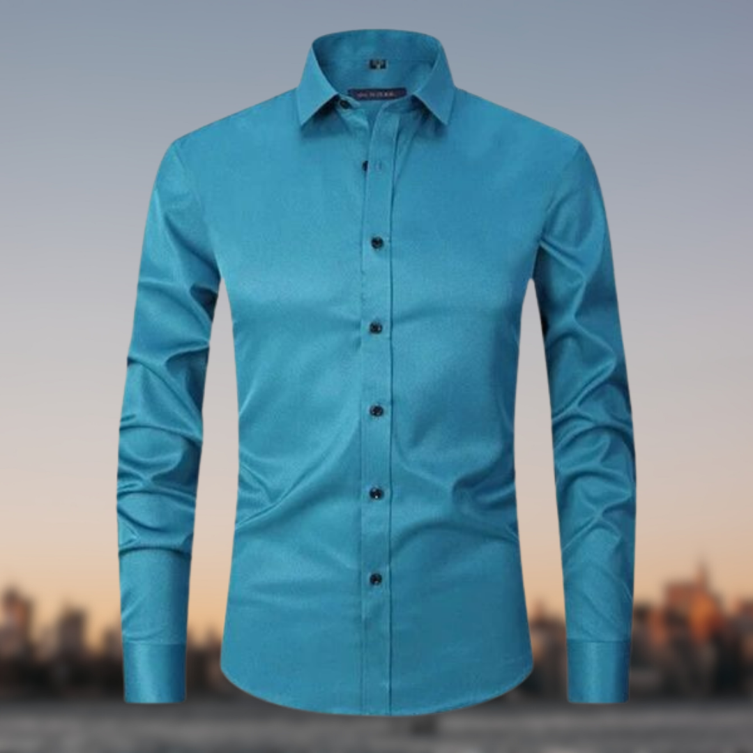 Berlin™ | 2025 Slim Fit-skjorta med stretch och skrynkelfrihet