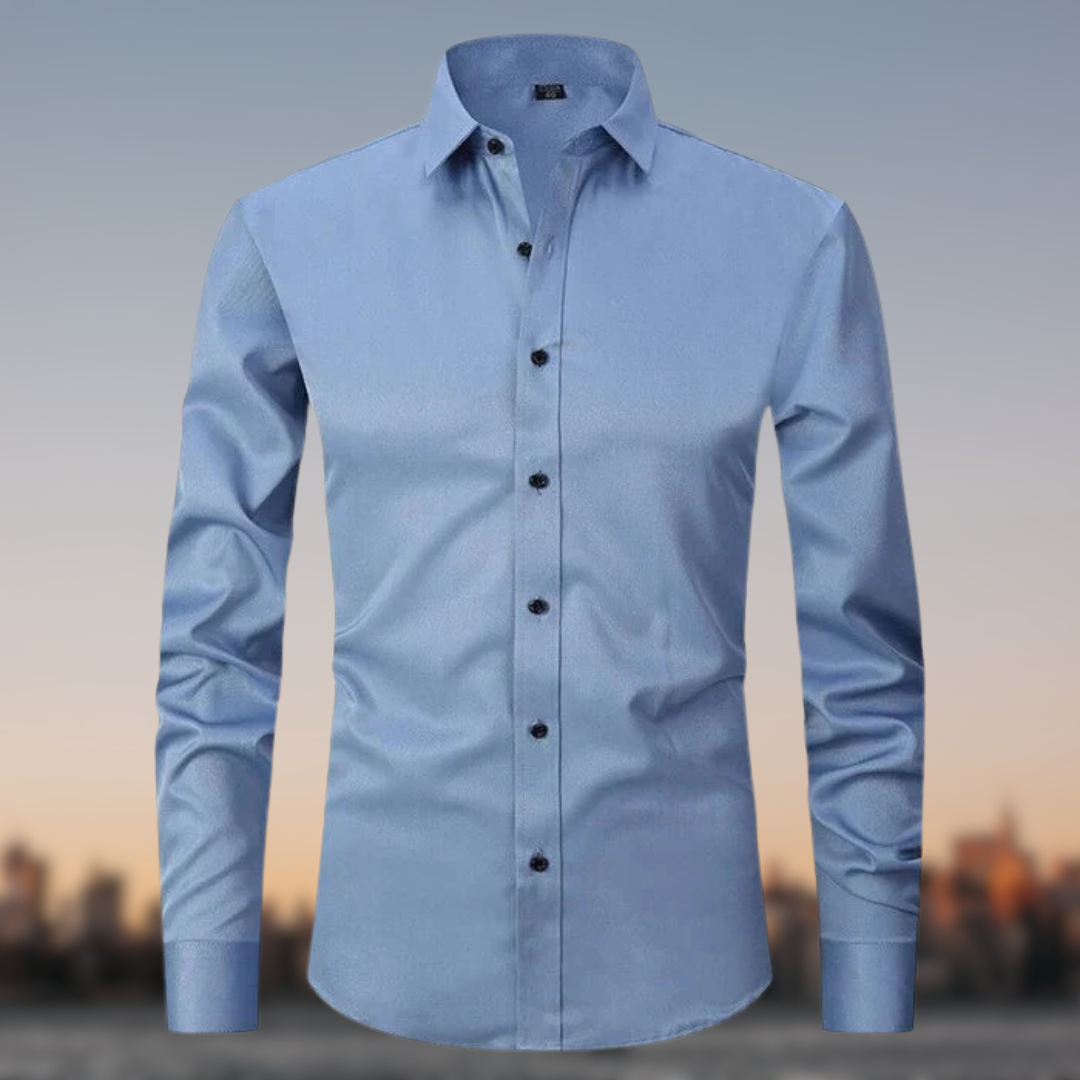 Berlin™ | 2025 Slim Fit-skjorta med stretch och skrynkelfrihet